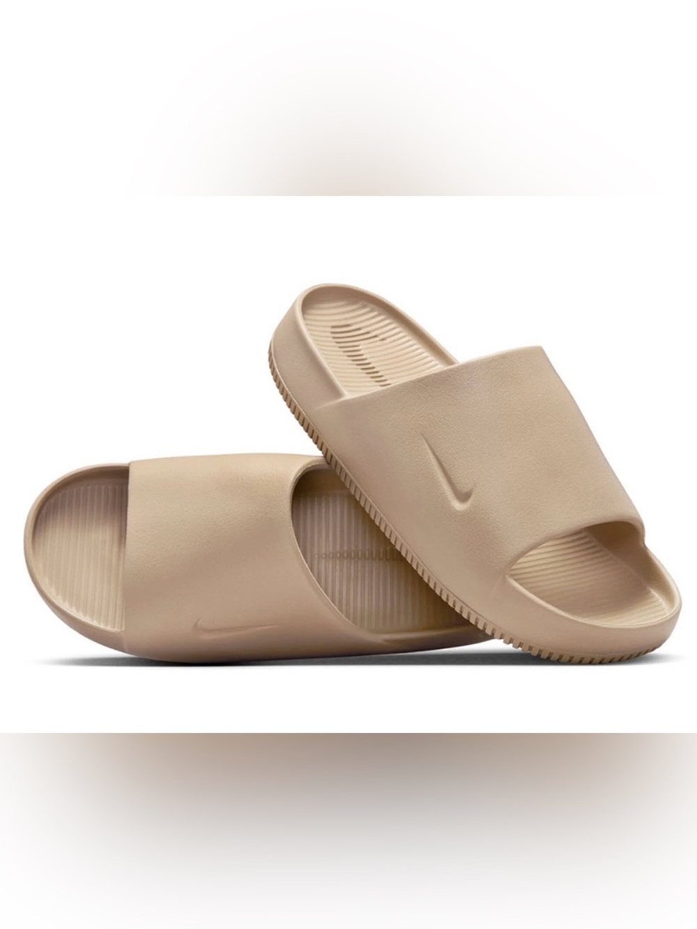 NIKE Men CALM Slide Slipper Shoes Khaki Beach GYM Boot Casual Sandals Size 12